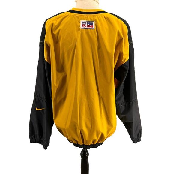 Vintage Nike Proline Reversible Pittsburgh Steelers Pullover Jacket Men's Large - Picture 3 of 11